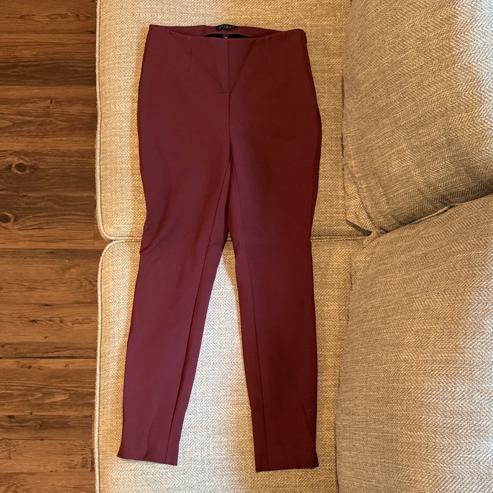 White House Black Market Burgundy Skinny Pants